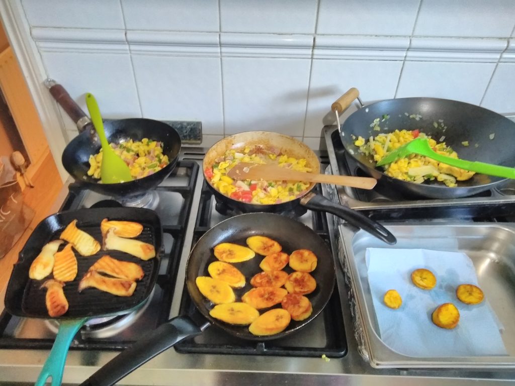 Ackee And Saltfish With Fried Plantain