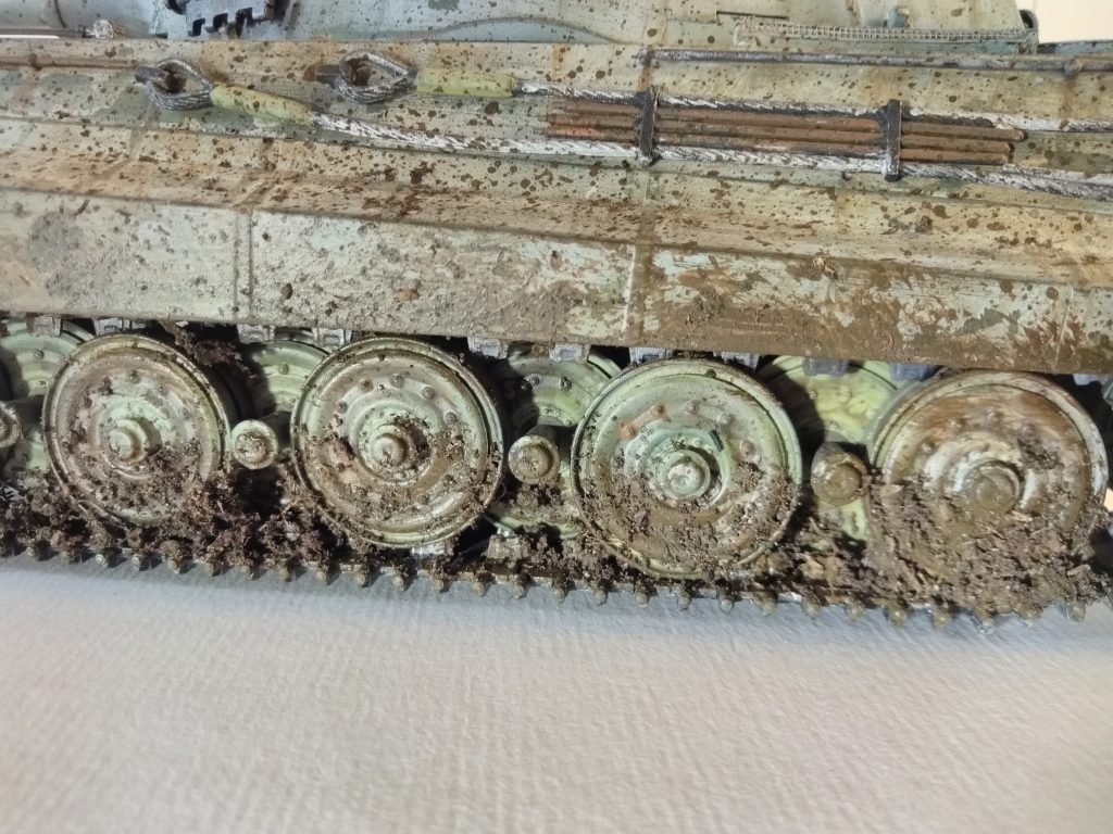 1/35th King Tiger Tracks Insane Close Up Details Of Mud Splatter