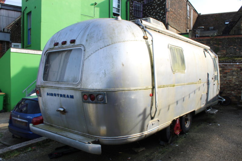 vintage airstream caravan