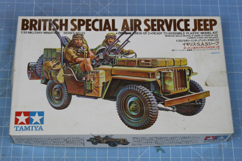 Tamiya 135th British Special Air Service Jeep Scale Model
