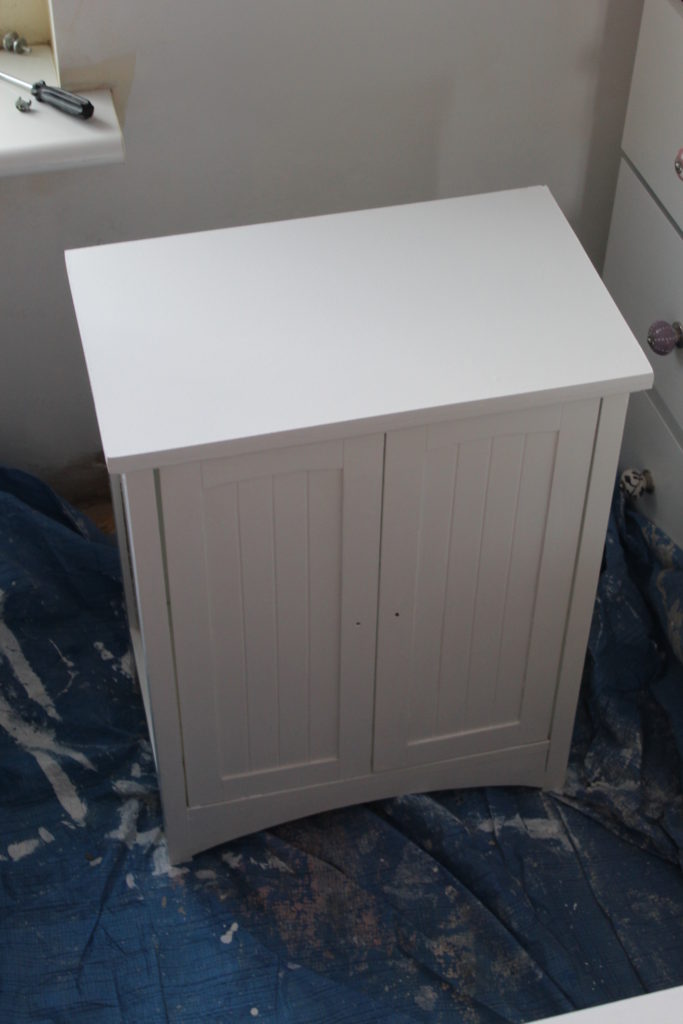 Bathroom Cabinet Painted White