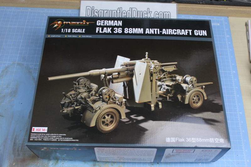 German 88mm Anti Aircraft Gun Scale Model Kit