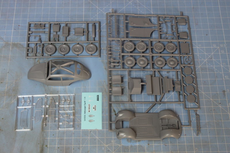 Sprues For The MPM Productions 135th Plastic Scale Model Kit Volkswagen Typ 87