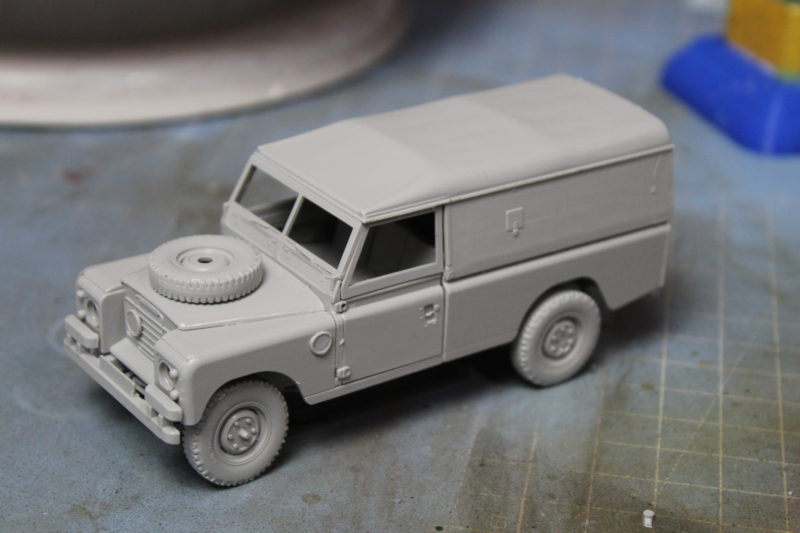 The Land Rover Model Gets A Final Test Fir With All The External Components Before It Gets An Undercoat