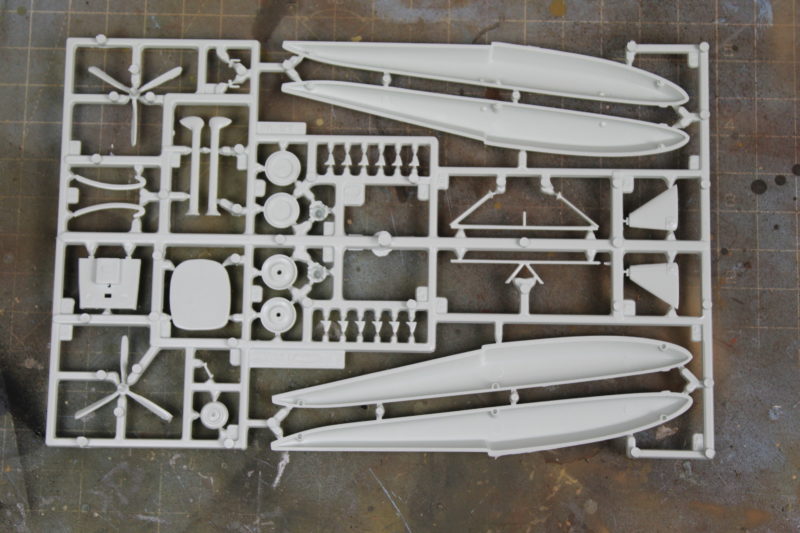 Final Sprue Of Parts For Revell 172nd DHC-6 Twin Otter Plastic Scale Model Kit