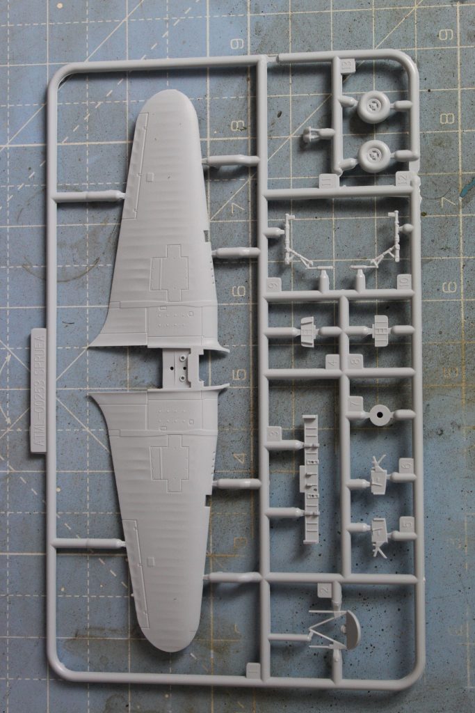 Sprues Containing The Top Of The Wings For New Tool Hawker Hurricane Airfix Model.