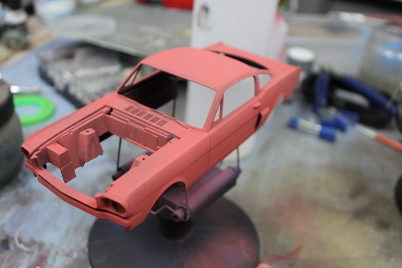 I Have Given The Body Of The Scale Model Car A Coat Of Red Oxide Primer