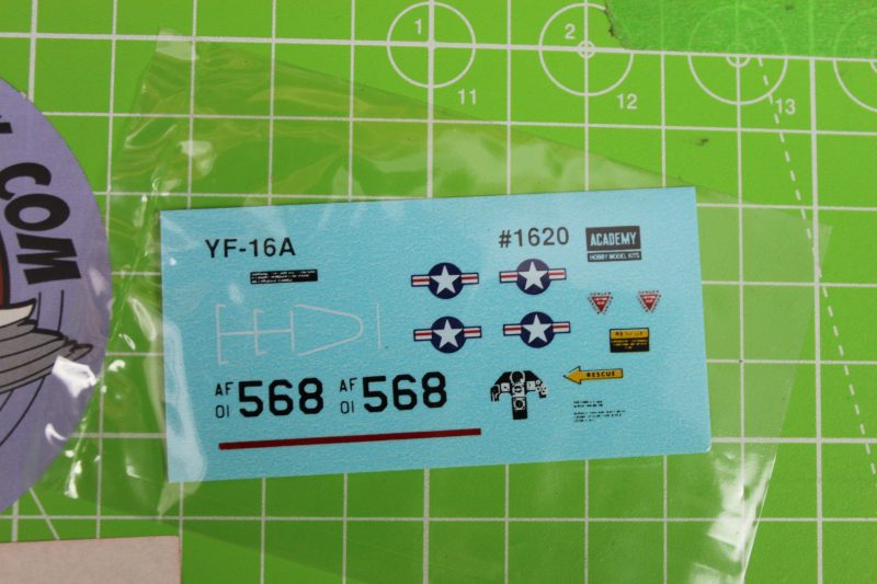 F-16A Fighting Falcon 1/72nd Scale Model Decals