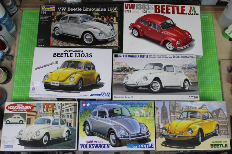 1/24th Scale Volkswagen Beetle Plastic Model Kits