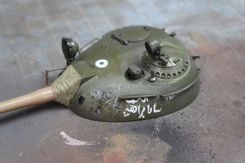 I Have Applied The Decals To The Turret On The T55 Model Tank Kit
