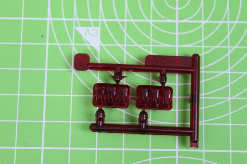 Clear Red Tail Lights For The Mustang Scale Model Kit