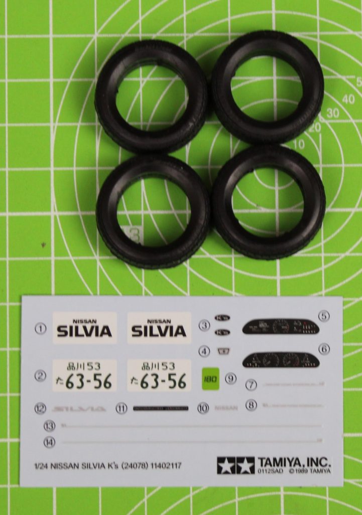 Tyres And Decals For The Tamiya Silvia