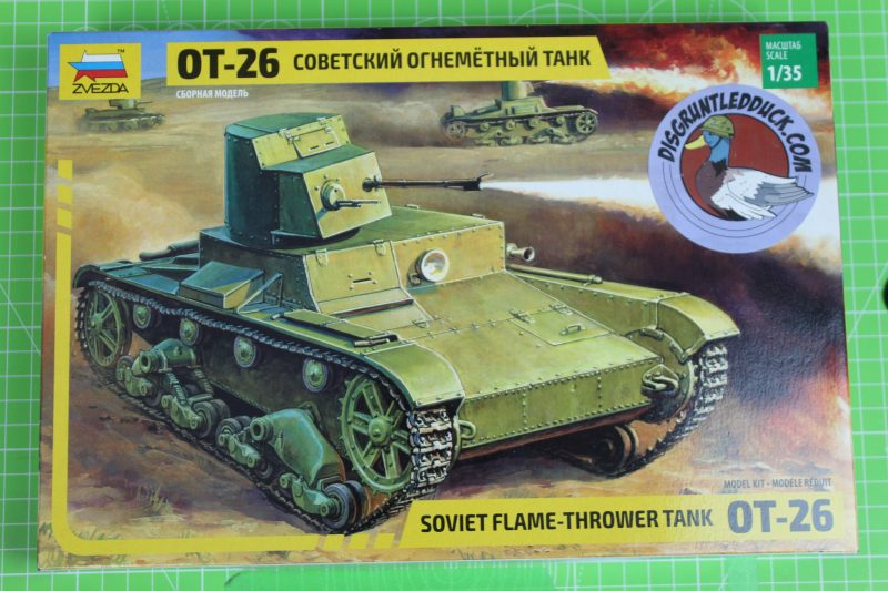 Zvezda 1/35th Scale Soviet Flame Thrower Tank OT-26 Plastic Model Kit