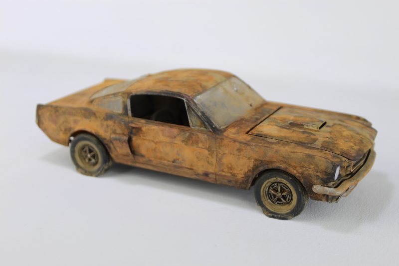 Old Rusty Abandoned Model Car