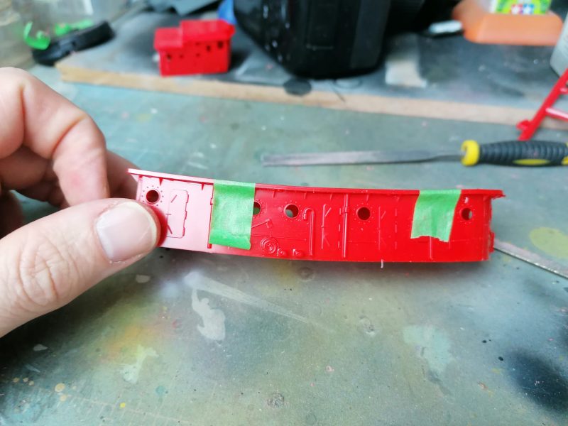 Lower Cabins On The Revell Tugboat Model