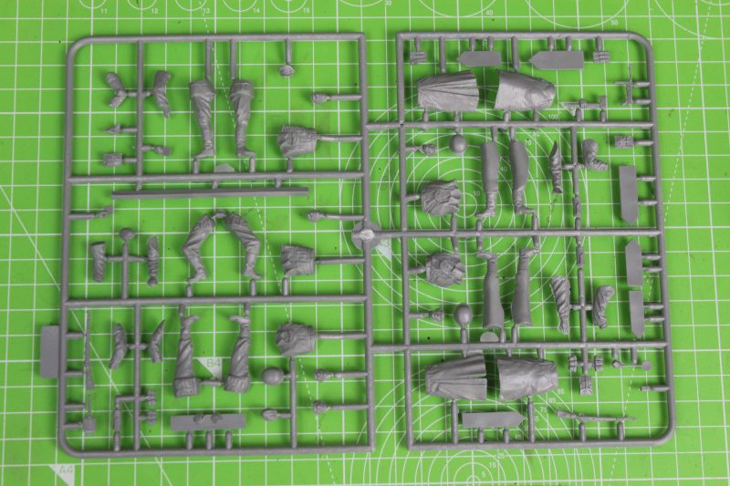 Sprue Of Figures Included With The Model Kit