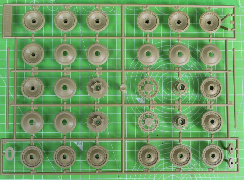 Wheels For The Panther Tank Plastic Model