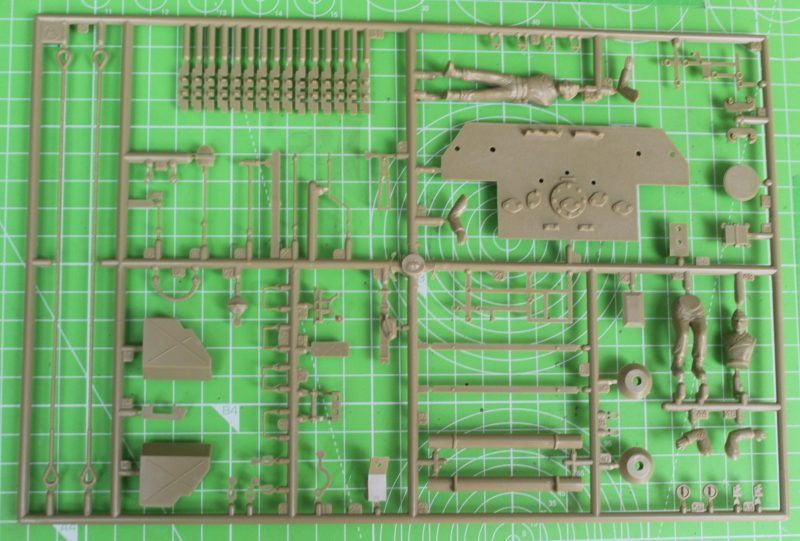 Sprue Of Parts For The 1/35th Scale Panther Tank.