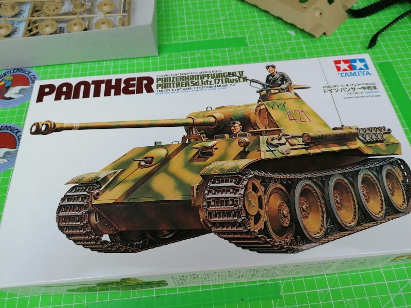 Tamiya 1/35th Scale Panther German Medium Tank Plastic Model Kit