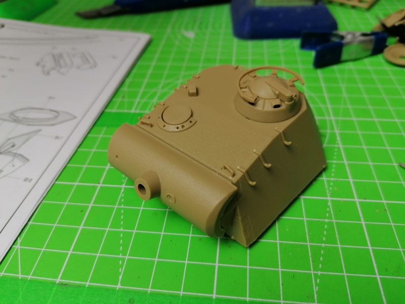 The Turret Of The Tamiya Panther Model Is Nice And Easy To Put Together