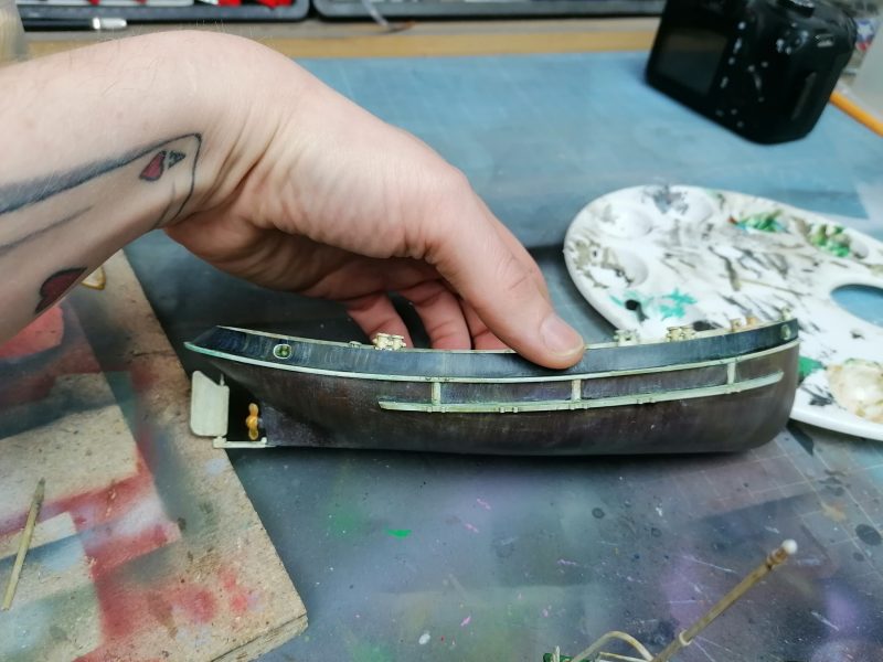 Weathering The Hull On The Tugboat Scale Model