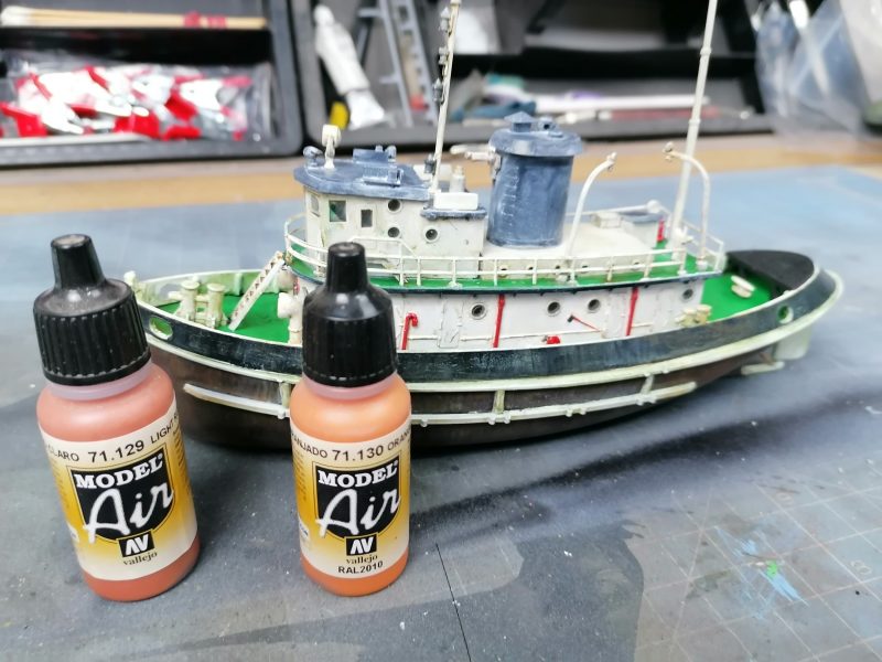I'm Going To Add Some More Rust To The Tugboat Model