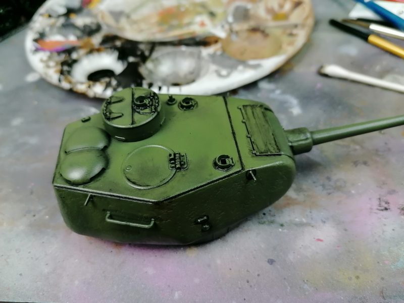 The Turret After Cleaning Up The Detail Wash