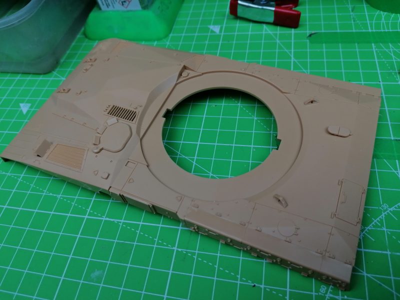 With All Basic Model Tank Kits There Isn't Too Much To Do To The Upper Hull