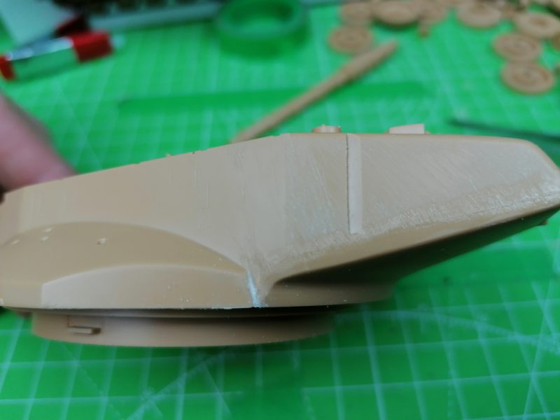 The Scale Model Merkava Turret Filled And Sanded