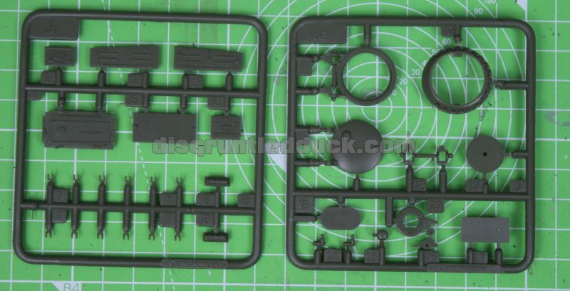 Sprue Of Parts For The Trumpeter T-55