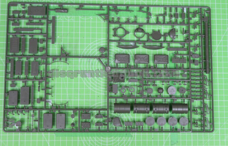 Sprue Containing Parts For The Outer Hull On The Trumpeter 1/35th Tank Model