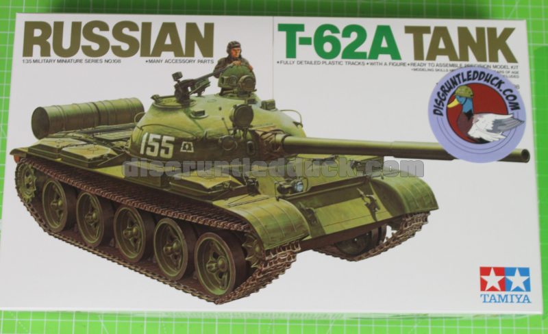 Tamiya 1/35th Russian T-62A Scale Model Kit