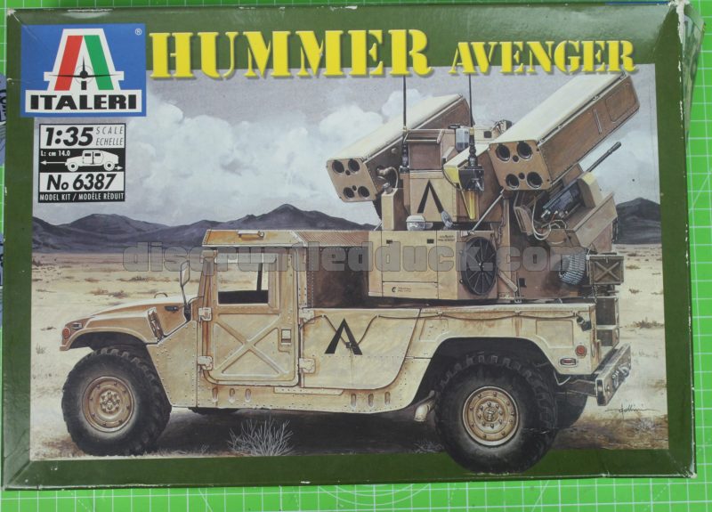 Italeri 1/35th Hummer Avenger Scale Model Kit