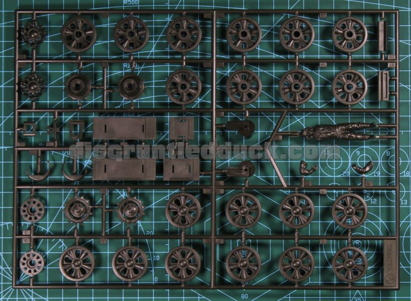 Wheels For The Tamiya 1/35th Russian T-62A Scale Model Kit