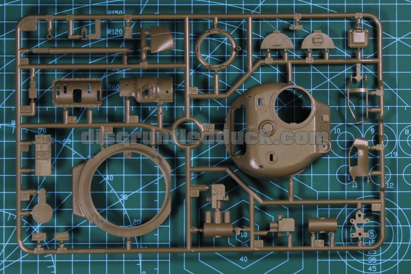 Turret Parts For The Scale Model Sherman Tank From Tamiya