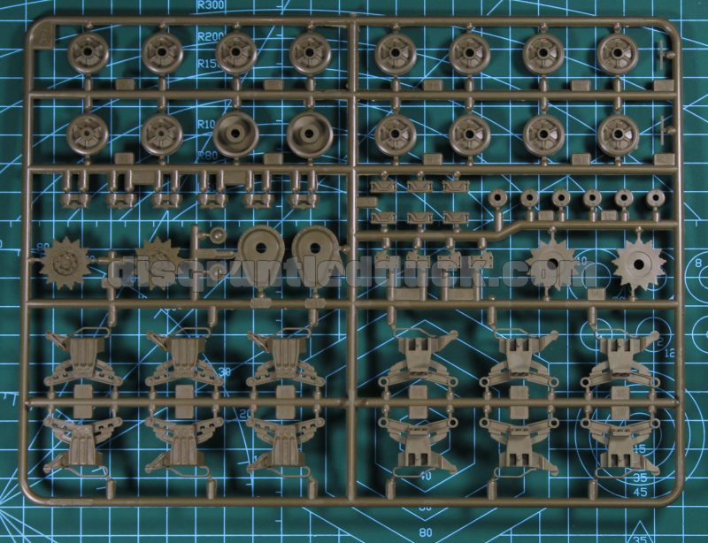 1/35th Scale Sherman Tank Wheels And Suspension Sprue