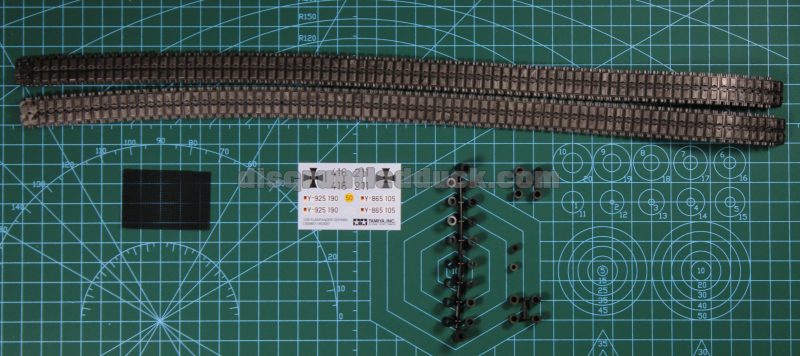 Scale Model Tank Track, Decals And Extras For The Tamiya 1/35th Flakpanzer Gepard