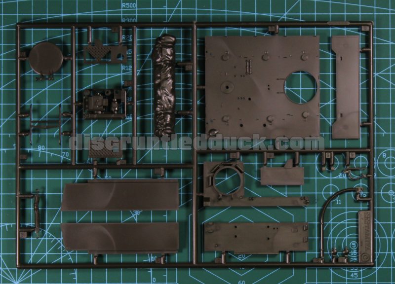 Parts For The Upper Hull Of The Tamiya M577 Command Post Scale Model