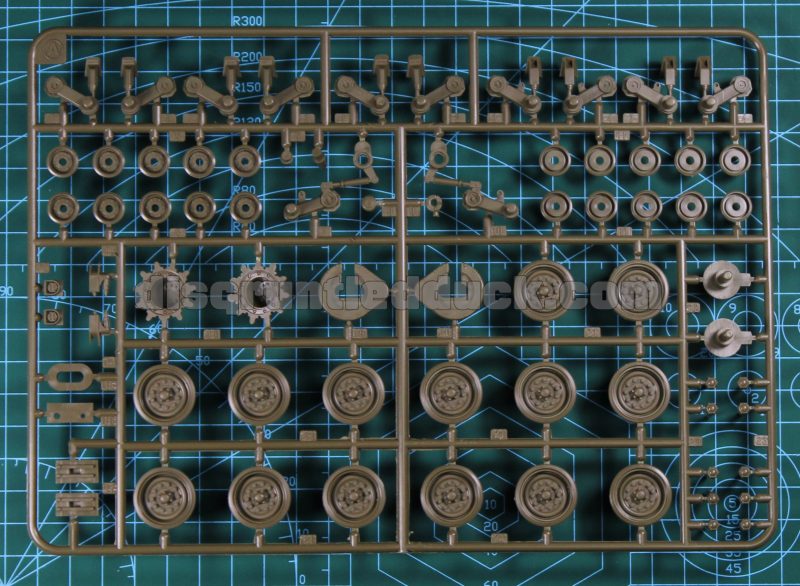 Suspension And Additional Wheels Sprue For The U.S. M48A3 Patton Tank