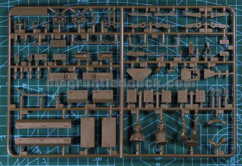 Sprue Of Detailing Parts For The Tamiya U.S. M48A3 Patton Tank Model Kit