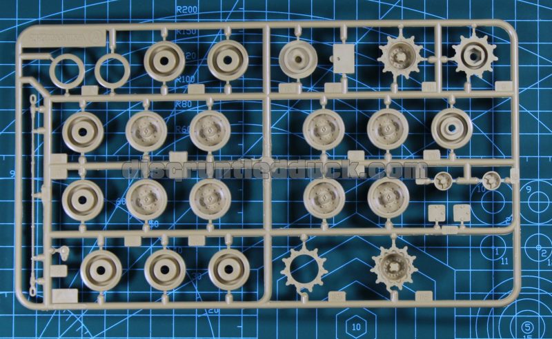 2X Of These Sprues Containing The Road Wheels And Drive Sprockets