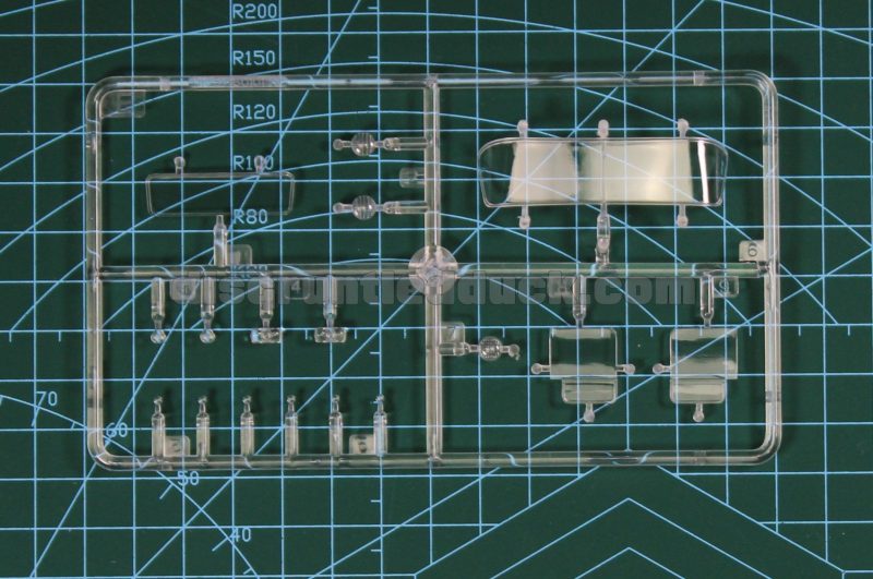 Sprue Of Clear Parts For The Zil Cargo Truck
