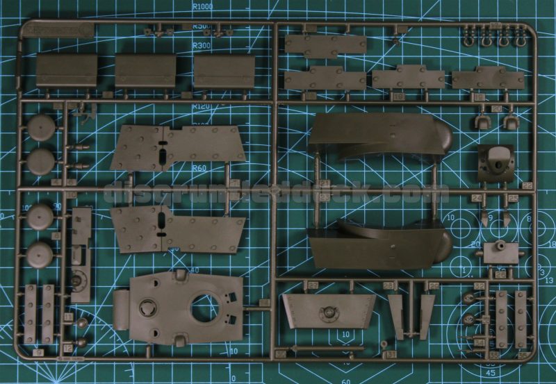 Turret Parts For The KV-1B Tamiya Model Kit