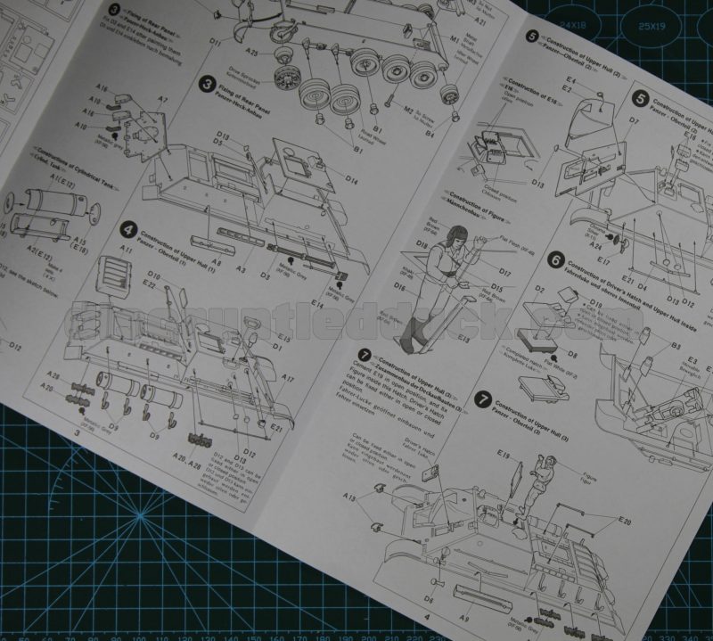 Tamiya 1/35th Scale SU-122 Russian Self Propelled Gun Instruction Manual