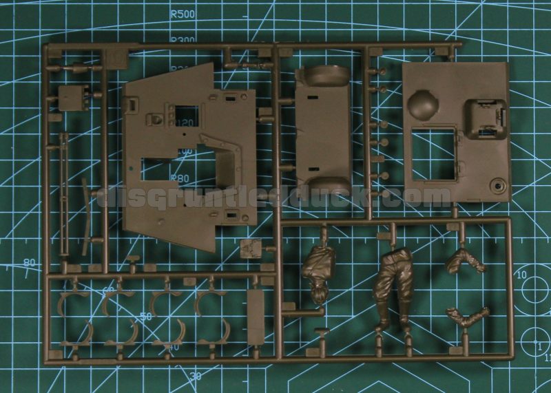 SU-122 Scale Model Kit Parts Of Upper Hull