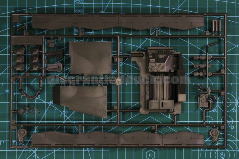 Engine And Side Skirt For The 1/35th Tamiya German Marder 1A2 Model