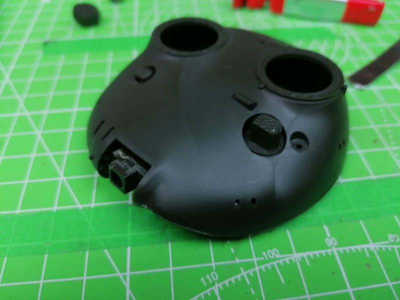 Top And Bottom Of The Turret Joined On The T-62 Tank Model