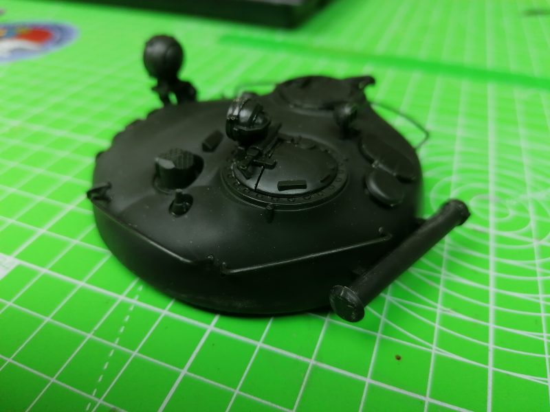 Details On The Turret Of The T-62A Model Tank