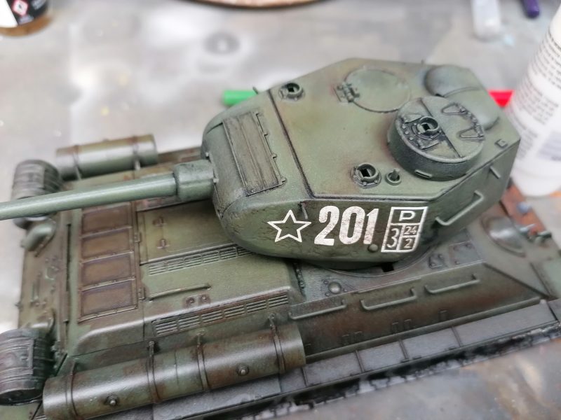 The Tank After Weathering Has Been Applied