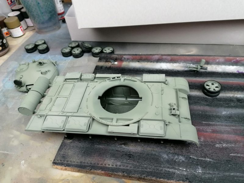 The Tamiya T-62 Has Been Given A Coat Of Paint